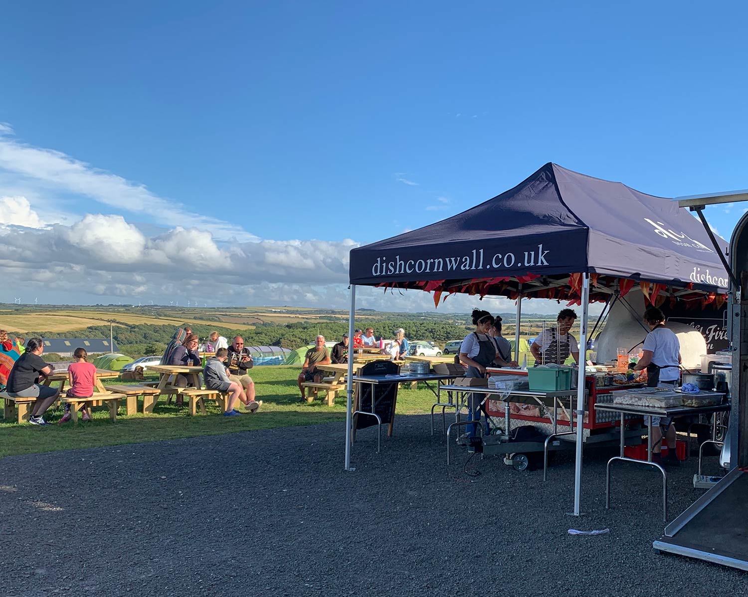 Dish Cornwall Takeaway Food At Anchor Barrow, Perranporth